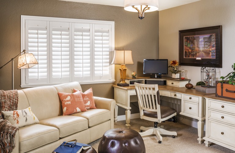 Home Office Plantation Shutters In Clearwater